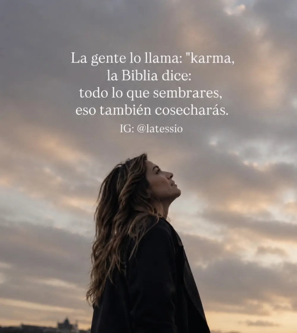 Todo lo que siembres, también lo cosecharás